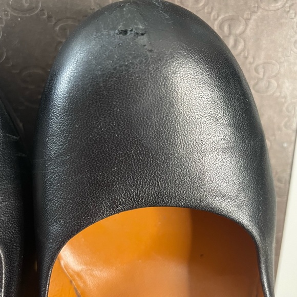 Black Gucci Platform Round Toe Black Stilettos Size 39 - Picture 4 of 9